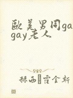 欧美男同gaygay老人