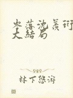 岑落沈羡珩番外大结局