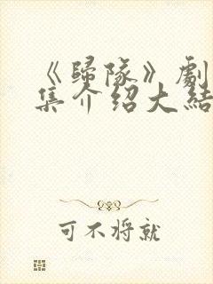 《归队》剧情分集介绍大结局