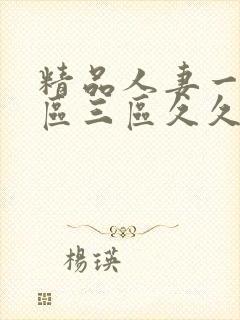 精品人妻一区二区三区久久久