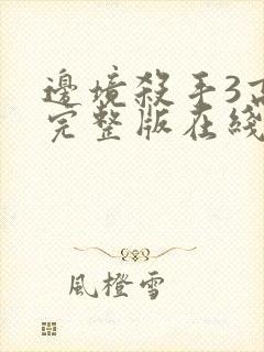 边境杀手3高清完整版在线观看