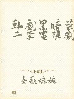 韩剧黑暗荣耀第二季电视剧汉语