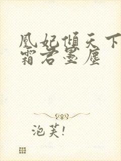 凰妃倾天下凤吟霜君墨尘