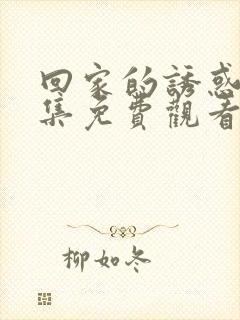 回家的诱惑 全集免费观看