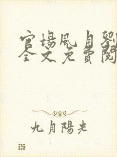 官场风月刘明强全文免费阅读