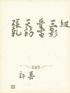 张天爱三级露全乳的电影封面