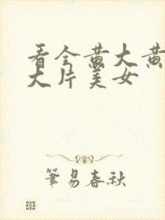 看全黄大黄大色大片美女