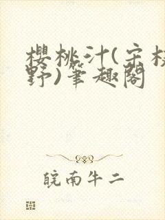 樱桃汁(宋枝江野)笔趣阁封面