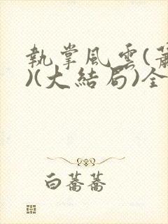 执掌风云(萧峥)(大结局)全文封面