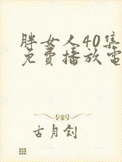 胖女人40集全免费播放电视剧