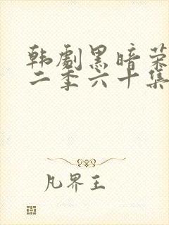 韩剧黑暗荣耀第二季六十集封面