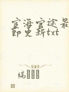 宦海官途最新章节更新txt