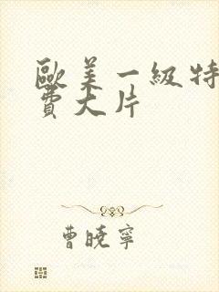 欧美一级特黄免费大片