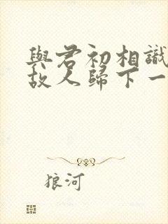 与君初相识恰似故人归下一句