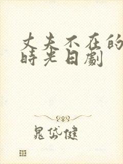 丈夫不在的午后时光日剧