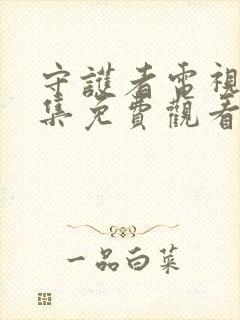 守护者电视剧全集免费观看