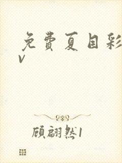 免费夏目彩春av封面