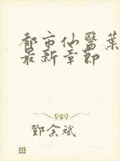 都市仙医叶不凡最新章节