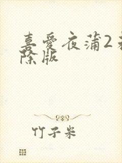 喜爱夜蒲2未删除版