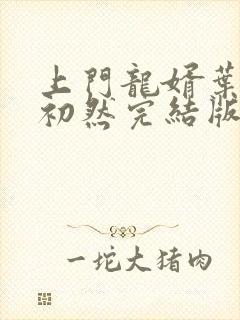 上门龙婿叶辰萧初然完结版大结局