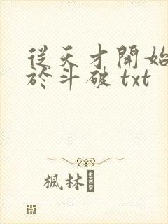 从天才开始无敌于斗破 txt