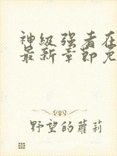 神级强者在都市最新章节免费阅读