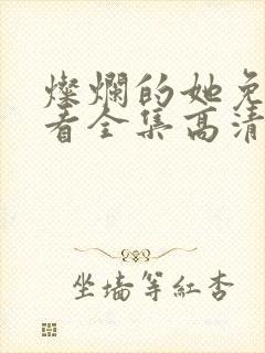 灿烂的她免费观看全集高清封面