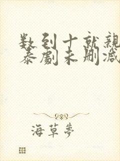 数到十就亲亲你泰剧未删减