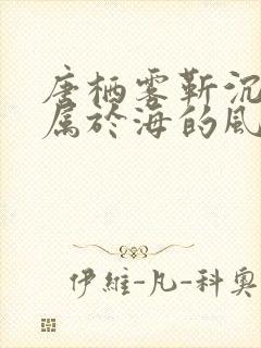 唐栖雾靳沉野不属于海的风免费阅读