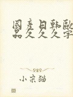 国产日韩欧美精品久久久字幕