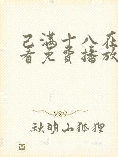 己满十八在线观看免费播放电视剧