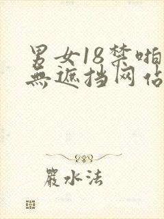 男女18禁啪啪无遮挡网站