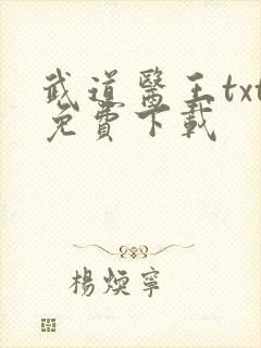 武道医王txt免费下载封面