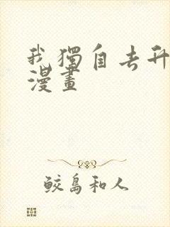 我独自去升级 漫画封面