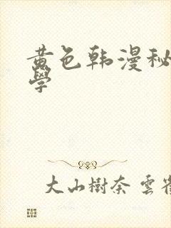 黄色韩漫秘密教学