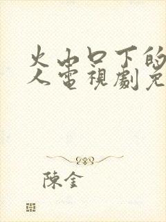 火山口下的两口人电视剧免费观看