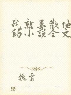 我就喜欢他那样的小说全文免费阅读