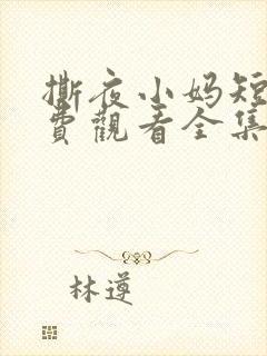 撕夜小妈短剧免费观看全集最新章节