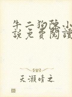 牛二狗陈小燕小说免费阅读全文无弹窗封面