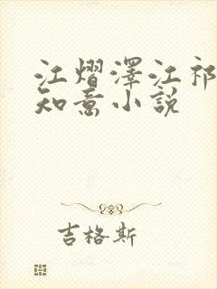 江熠泽江祁安沈知意小说