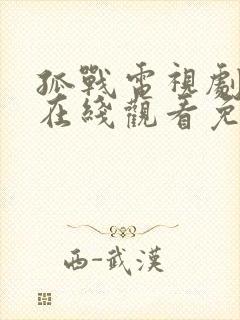 孤战电视剧全集在线观看免费高清封面