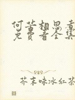 何苦相思煮余年免费看全集