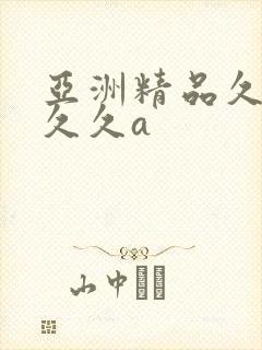 亚洲精品久久久久久a