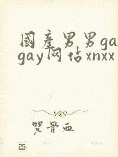 国产男男gaygay网站xnxx