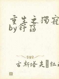 重生之独宠男妻by舒窈封面