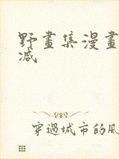野画集漫画未删减封面
