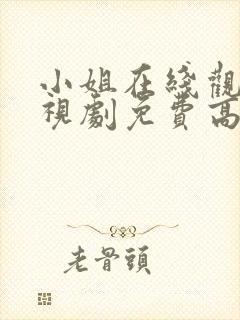 小姐在线观看电视剧免费高清全集