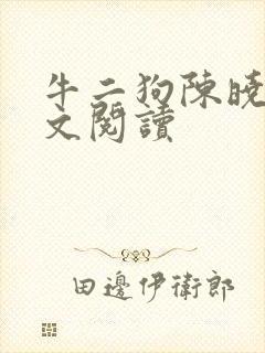 牛二狗陈晓燕全文阅读