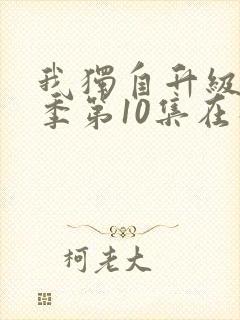 我独自升级第二季第10集在线观看