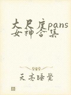 大尺度pans女神合集封面